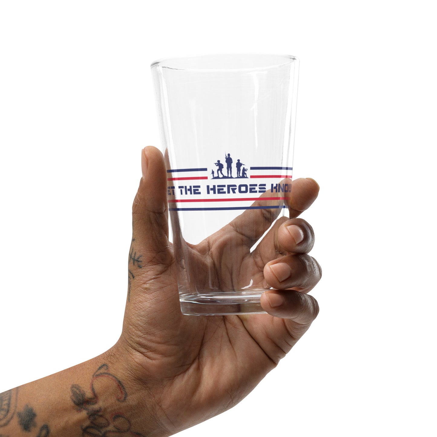 Shaker pint glass