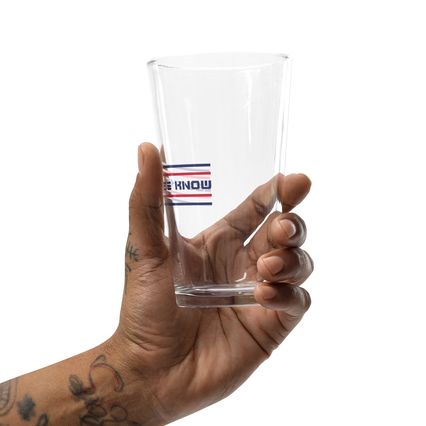 Shaker pint glass