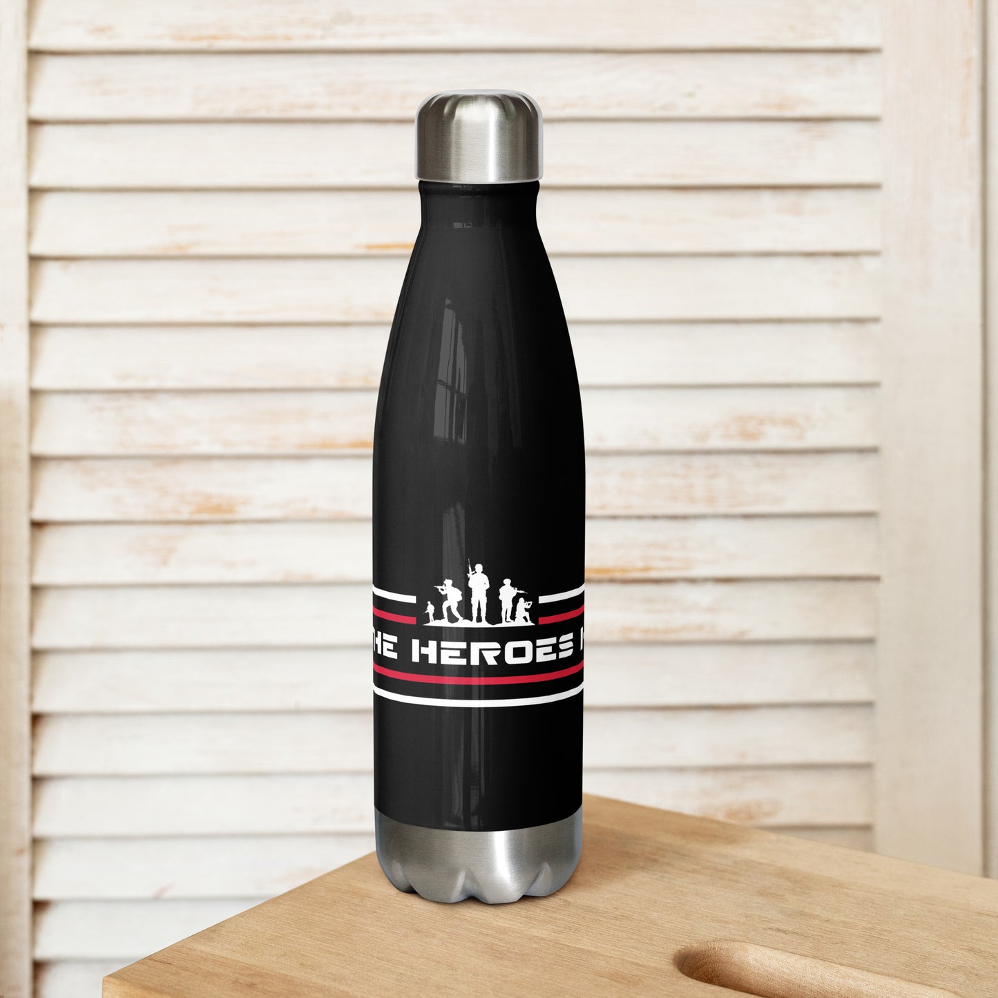 Stainless steel water bottle